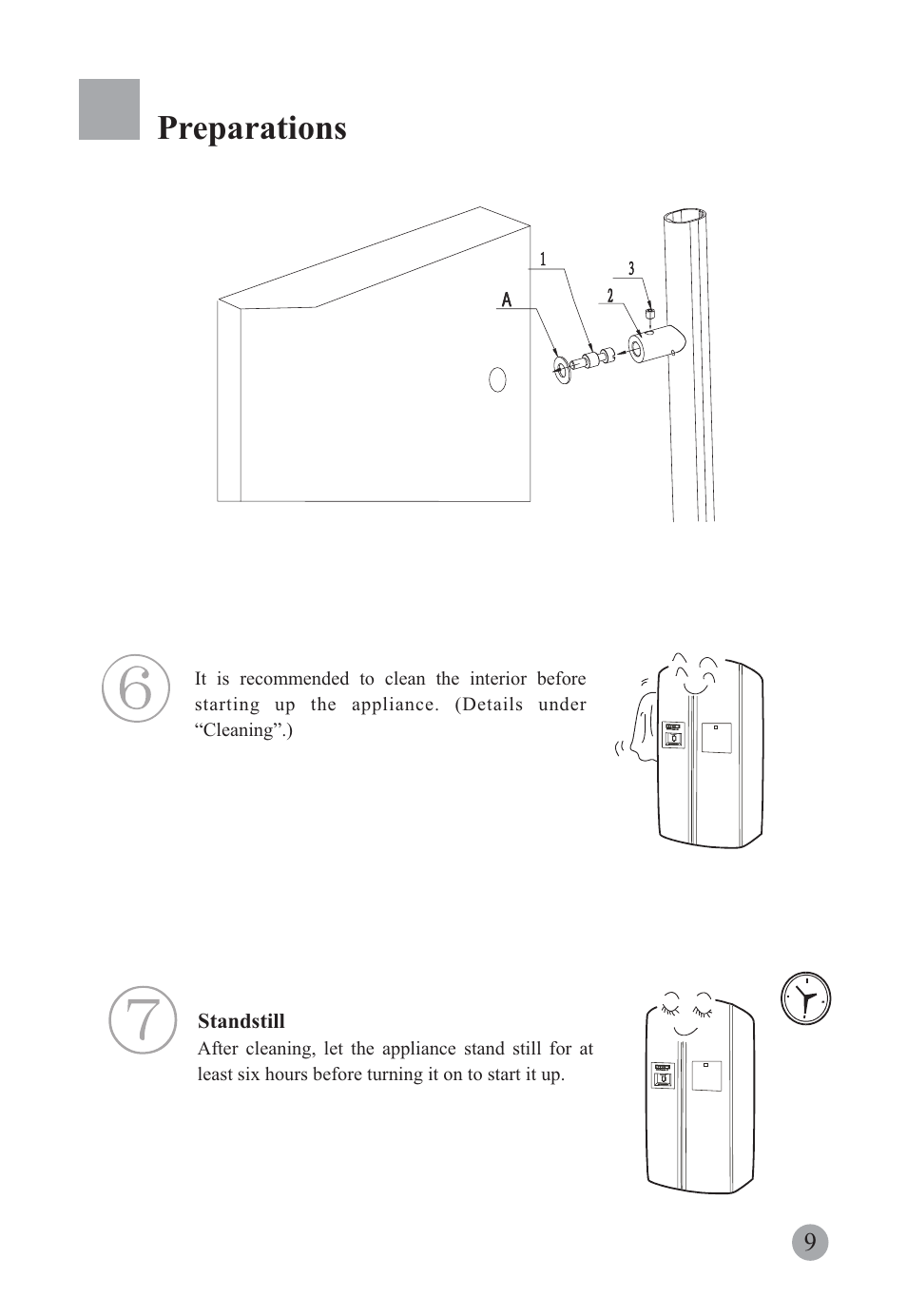Preparations | haier HRF-663ISB2* User Manual | Page 11 / 42