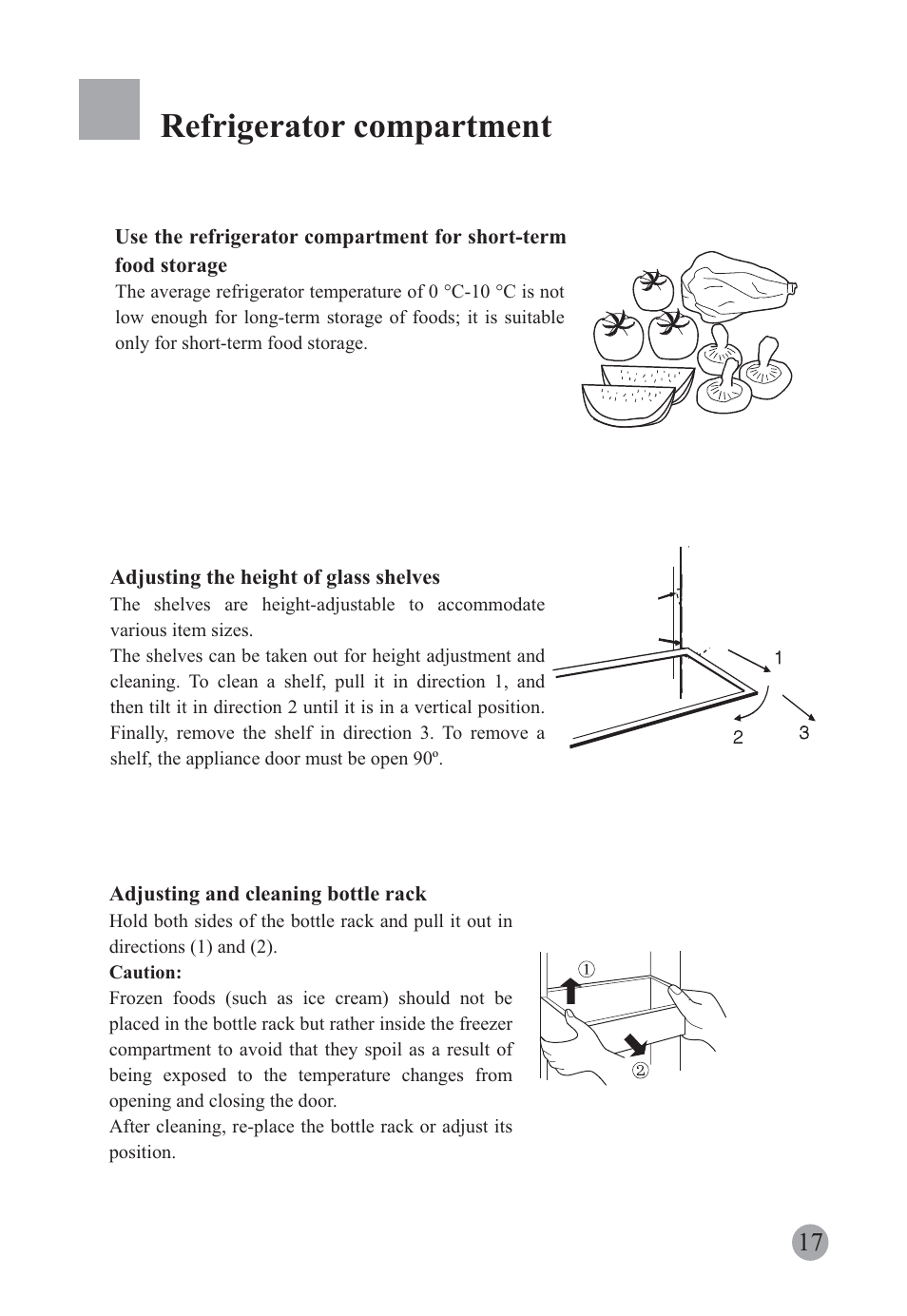 Refrigerator compartment | haier HRF-663ISB2* User Manual | Page 19 / 42
