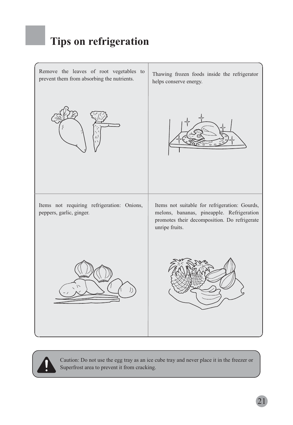 Tips on refrigeration | haier HRF-663ISB2* User Manual | Page 23 / 42