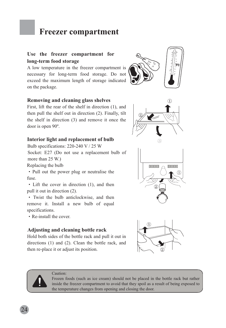 Freezer compartment | haier HRF-663ISB2* User Manual | Page 26 / 42