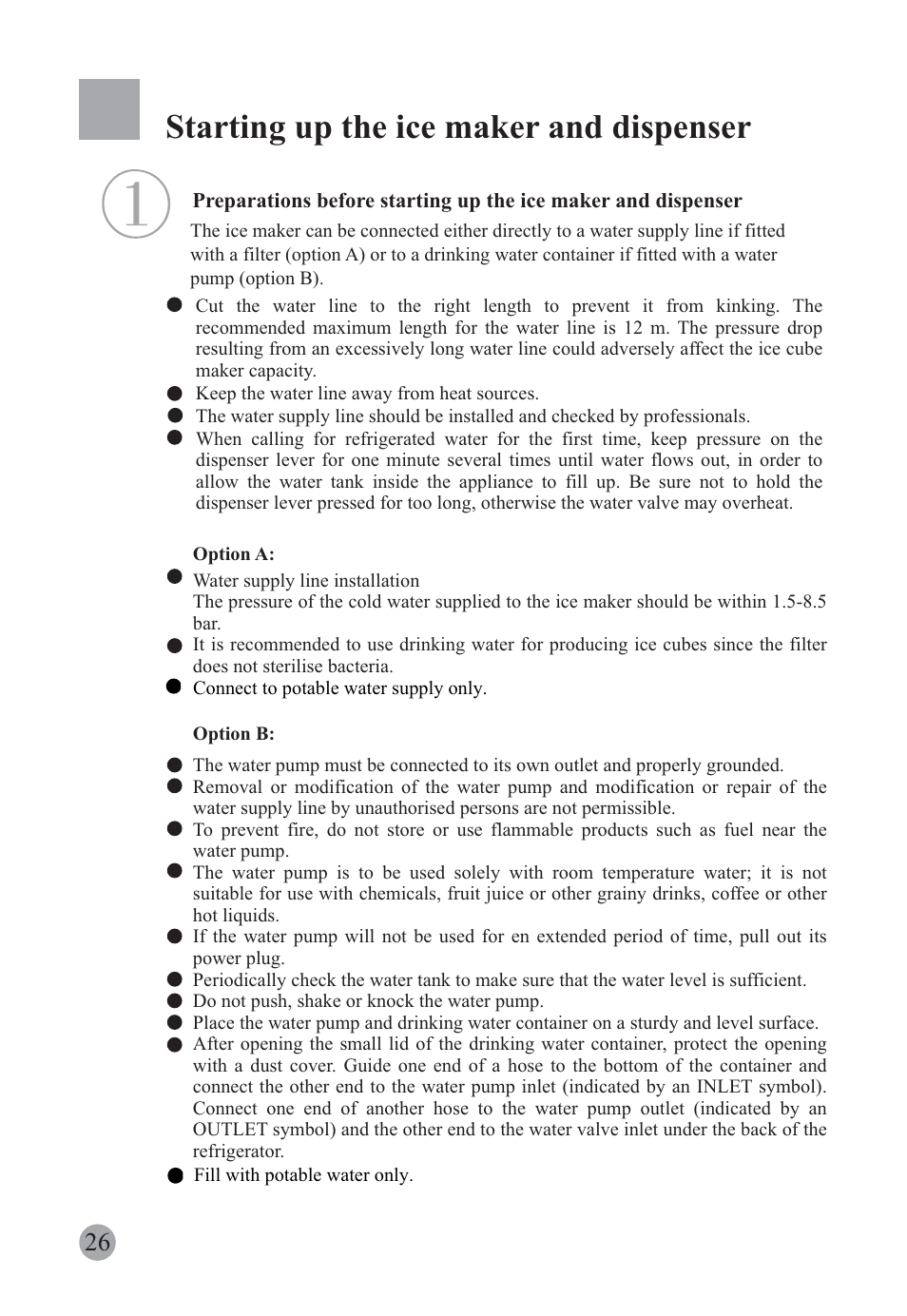 Starting up the ice maker and dispenser | haier HRF-663ISB2* User Manual | Page 28 / 42