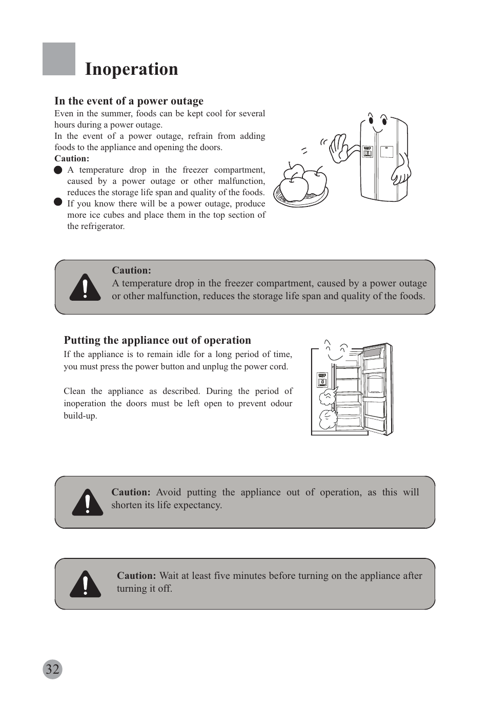 Inoperation | haier HRF-663ISB2* User Manual | Page 34 / 42