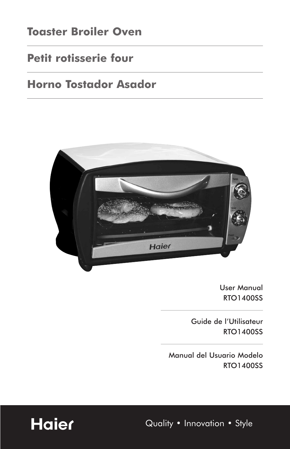 haier RTO1400SS User Manual | 16 pages