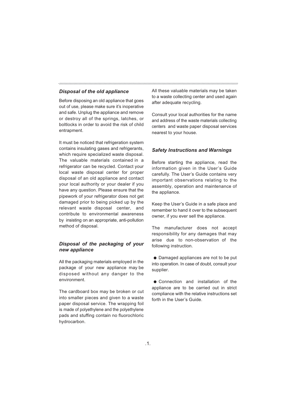 haier HR-126 User Manual | Page 2 / 21