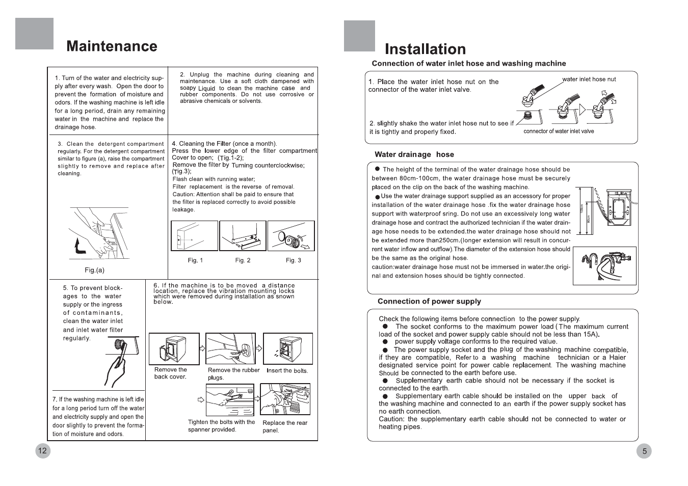 haier HG1000TXVE  EN User Manual | Page 7 / 10