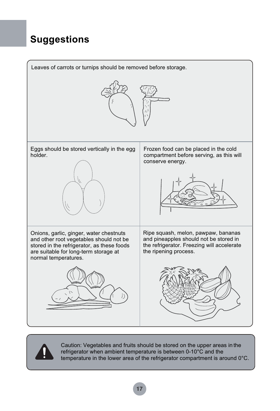 Т³гж 18, Suggestions | haier HRF-349NAA User Manual | Page 18 / 29