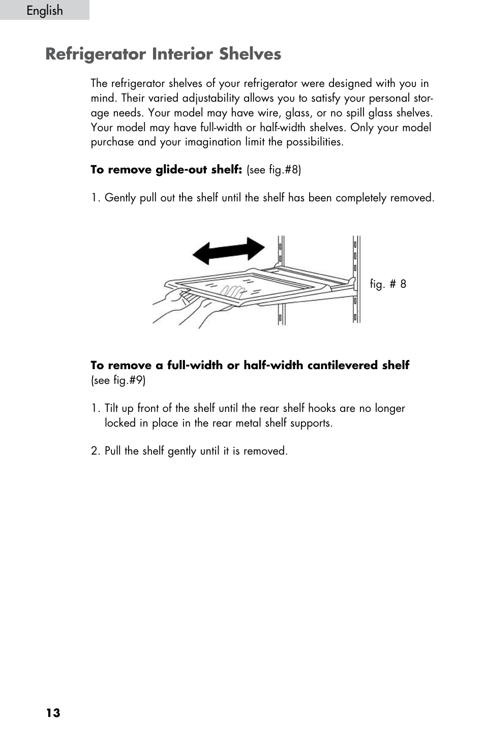 Refrigerator interior shelves | haier HBE18 User Manual | Page 14 / 84