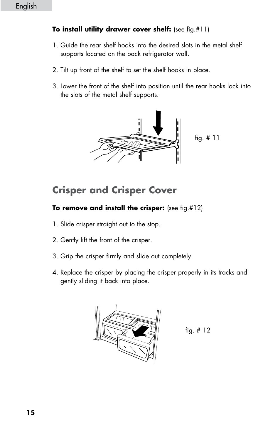 Crisper and crisper cover | haier HBE18 User Manual | Page 16 / 84