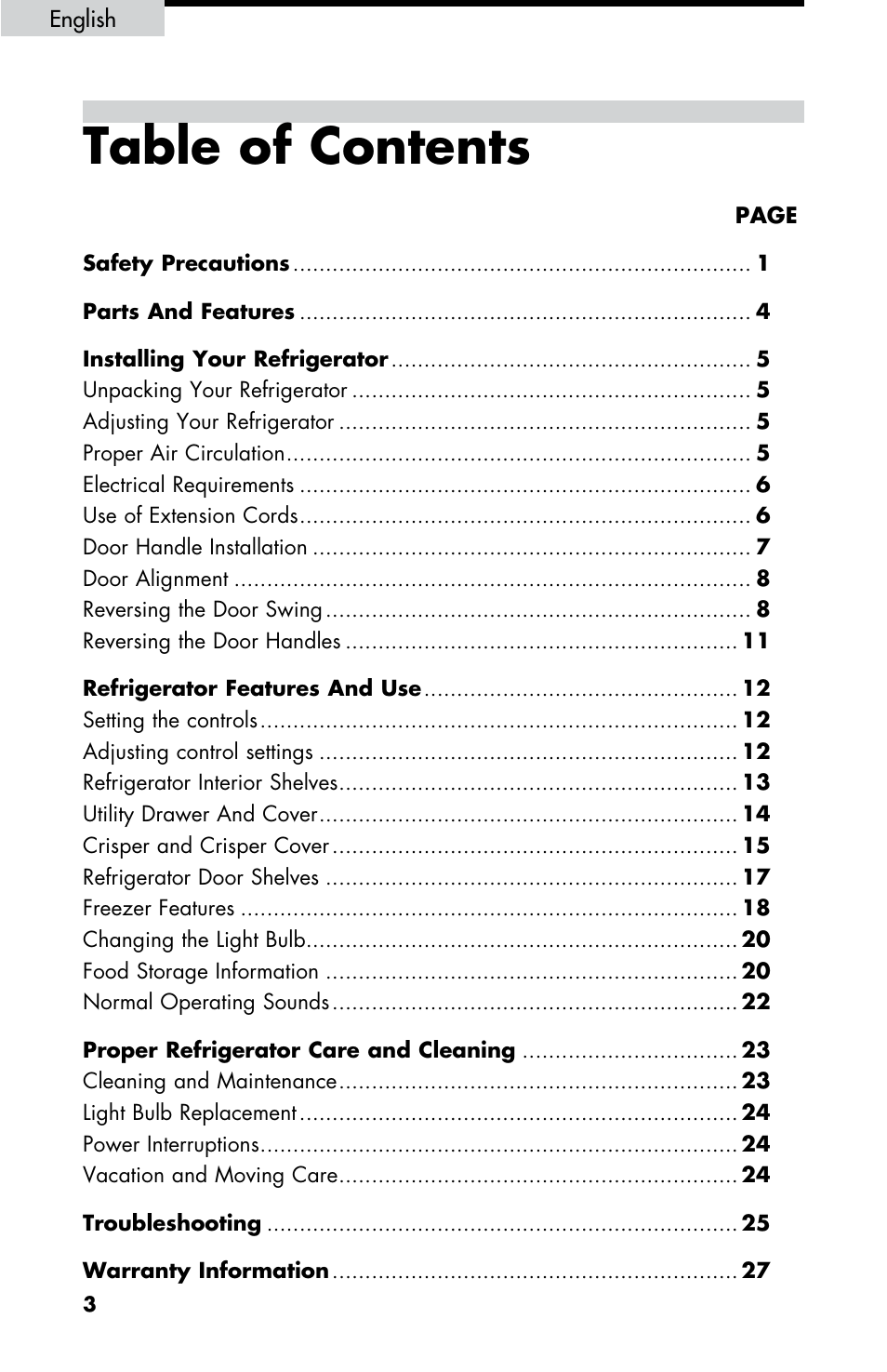 haier HBE18 User Manual | Page 4 / 84