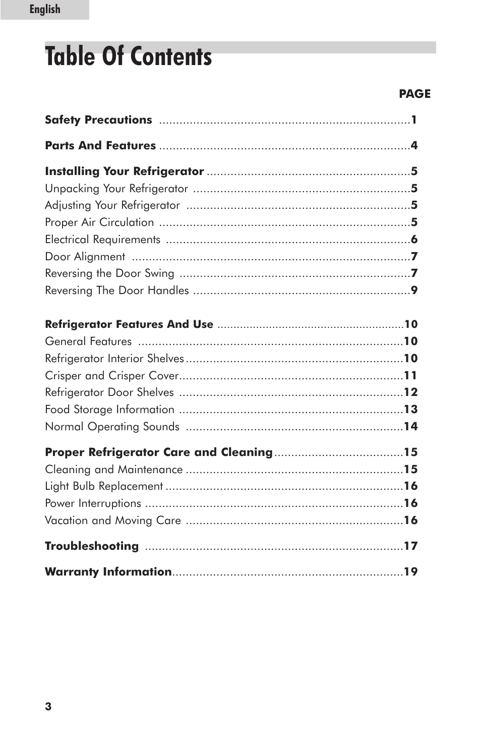 haier HRE10WNAWW User Manual | Page 4 / 21