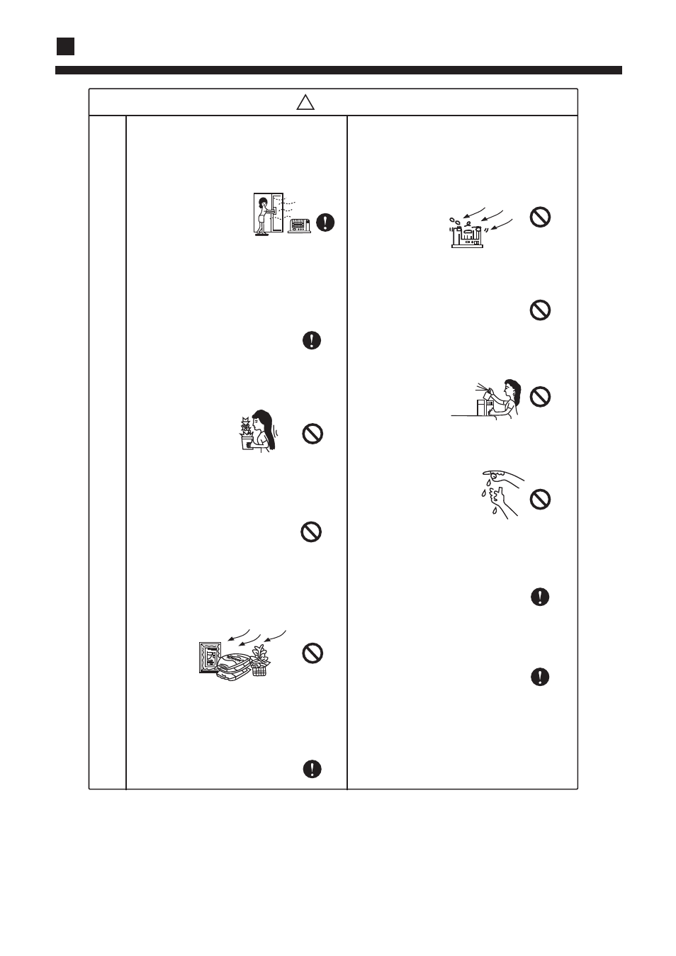 Important points of safety | haier AD212XLEAA User Manual | Page 8 / 26