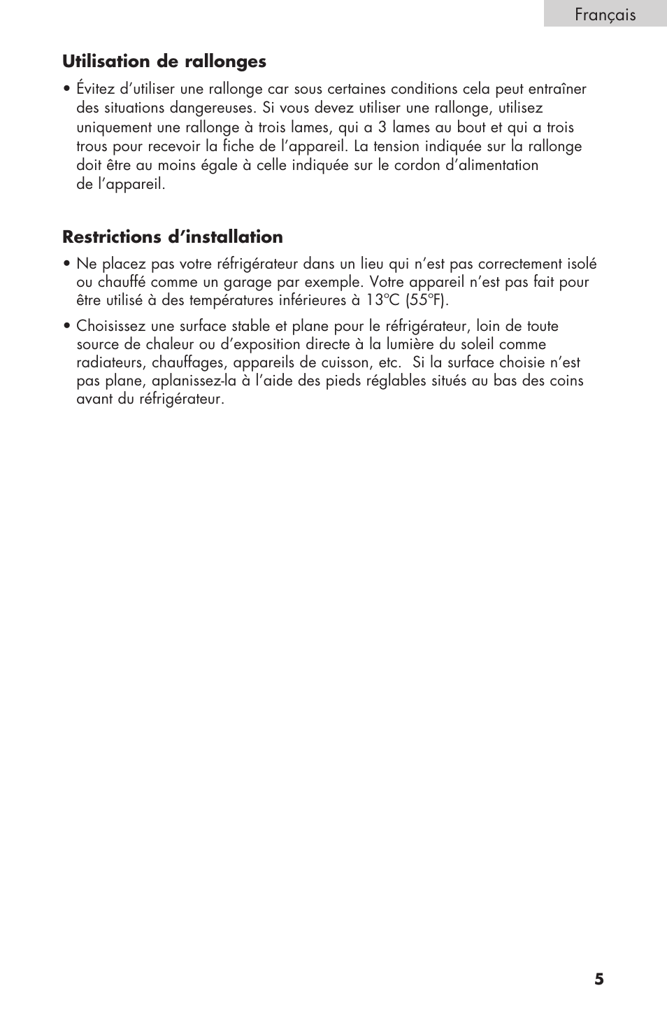 haier RBFS21 User Manual | Page 43 / 116
