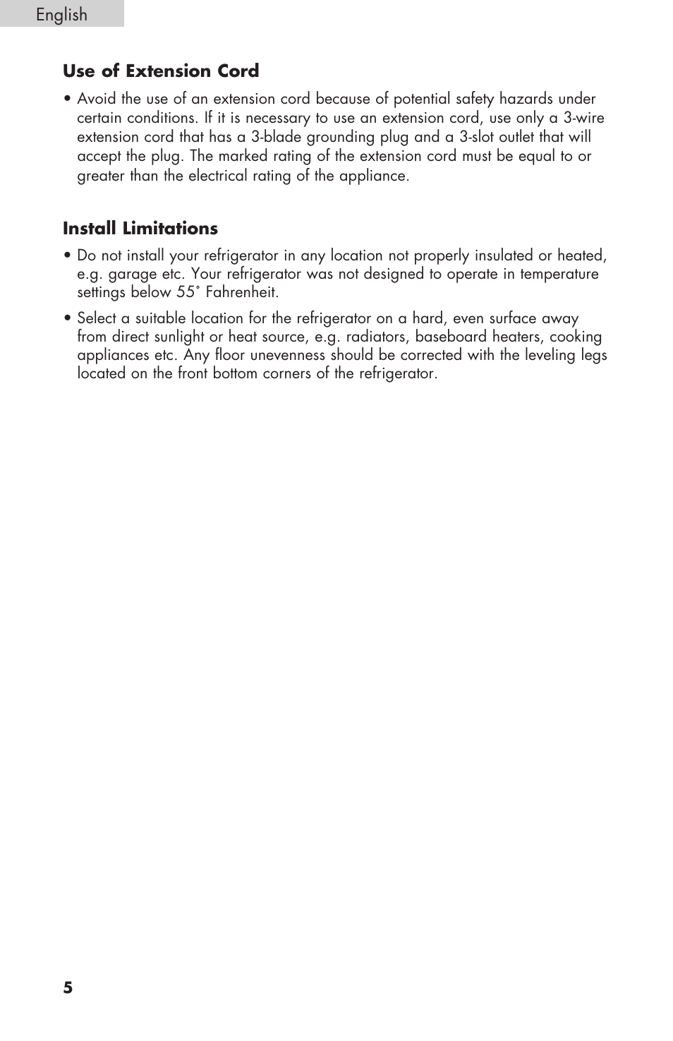 haier RBFS21 User Manual | Page 6 / 116