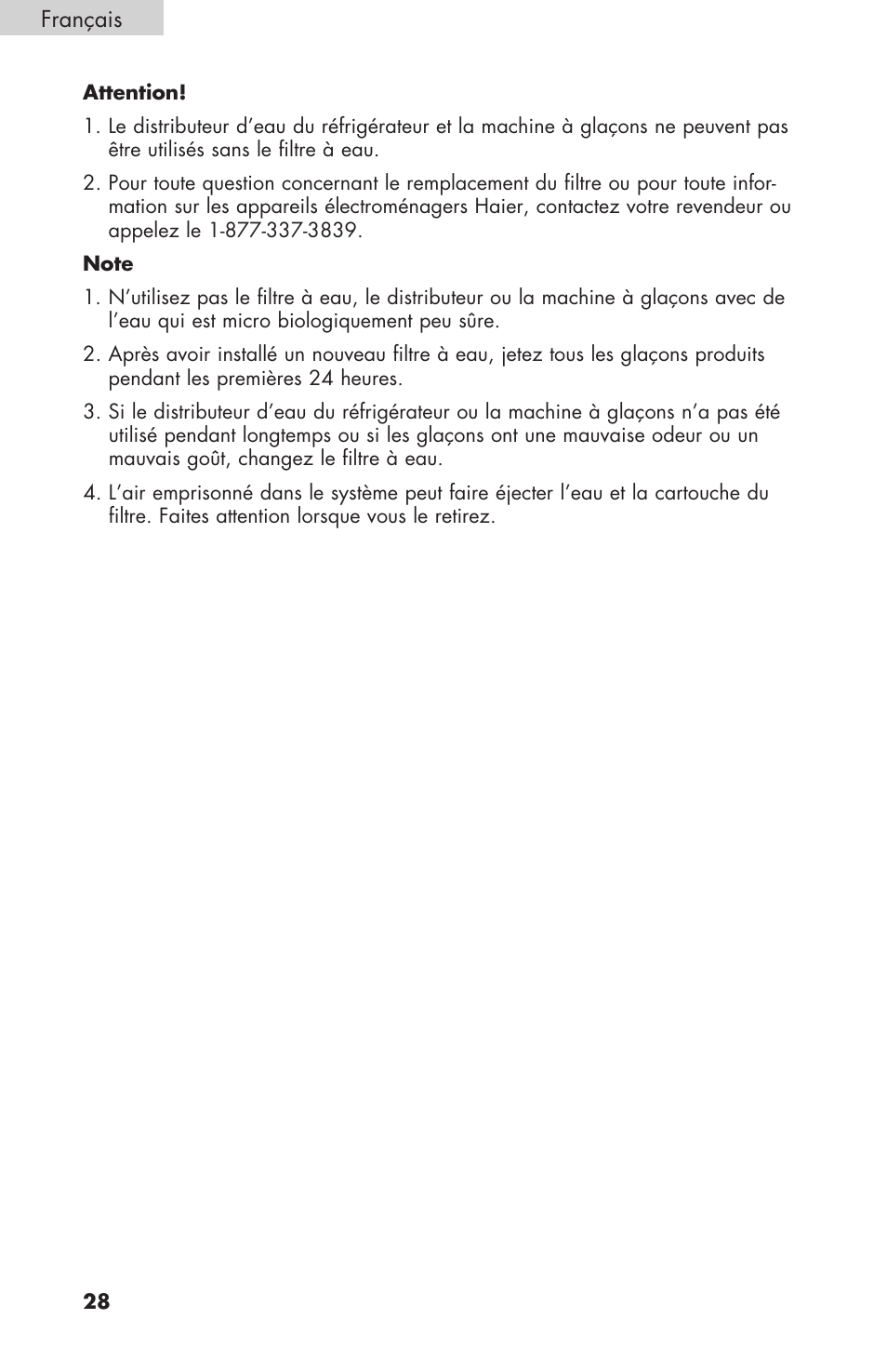 haier RBFS21 User Manual | Page 66 / 116