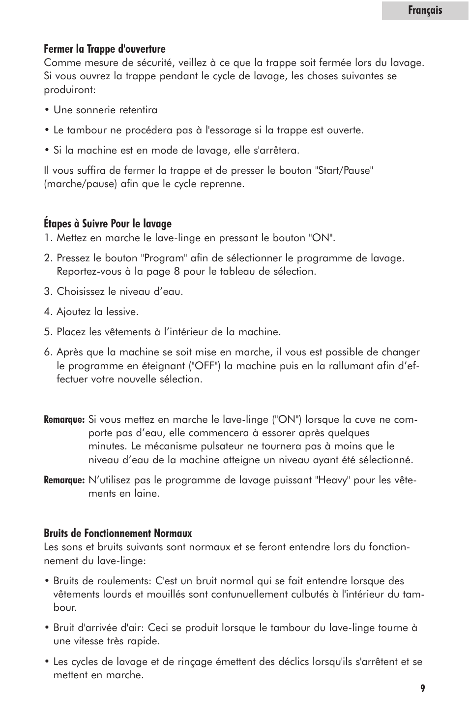 haier HLP23E User Manual | Page 29 / 60