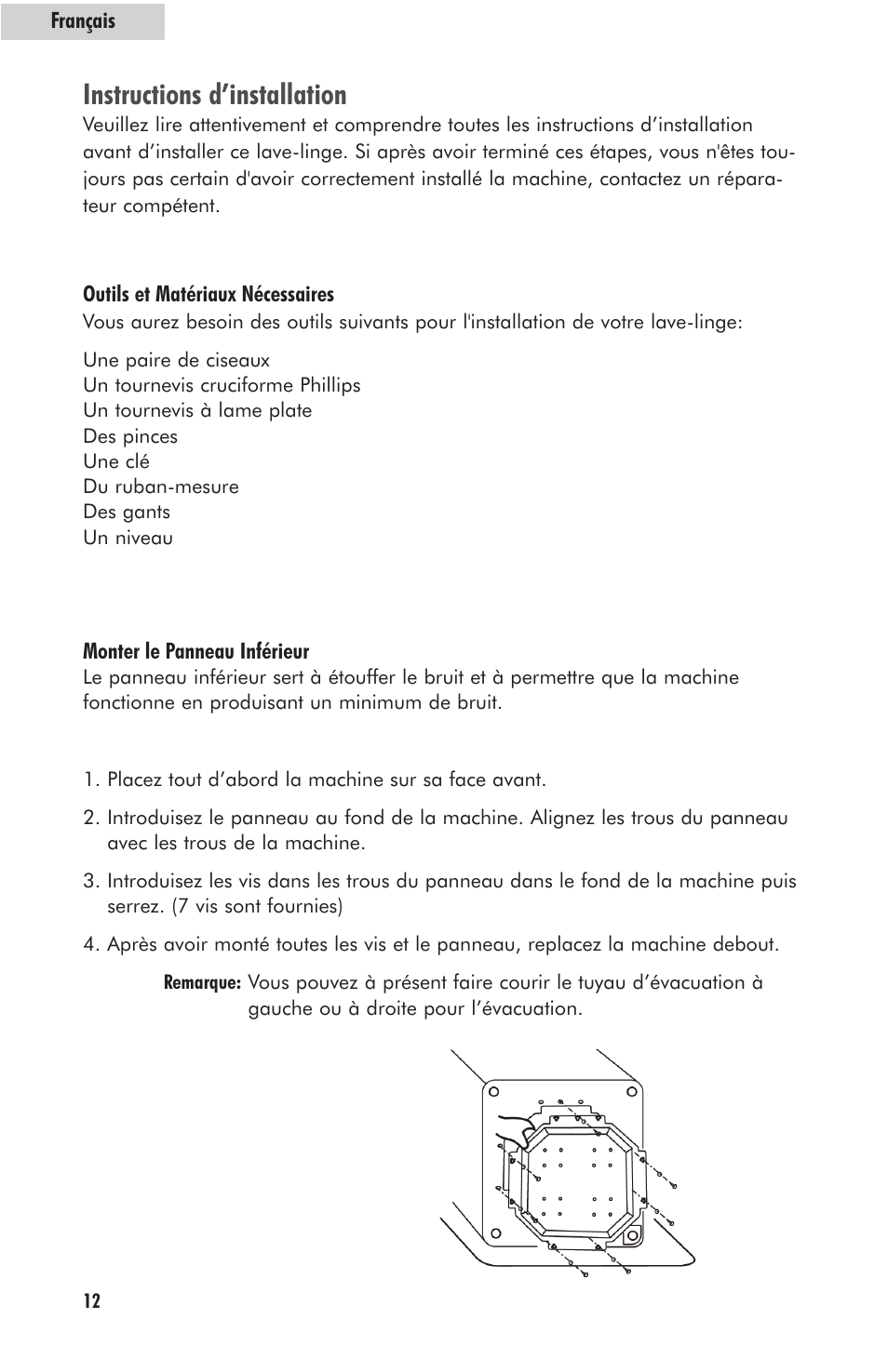 Instructions d’installation | haier HLP23E User Manual | Page 32 / 60