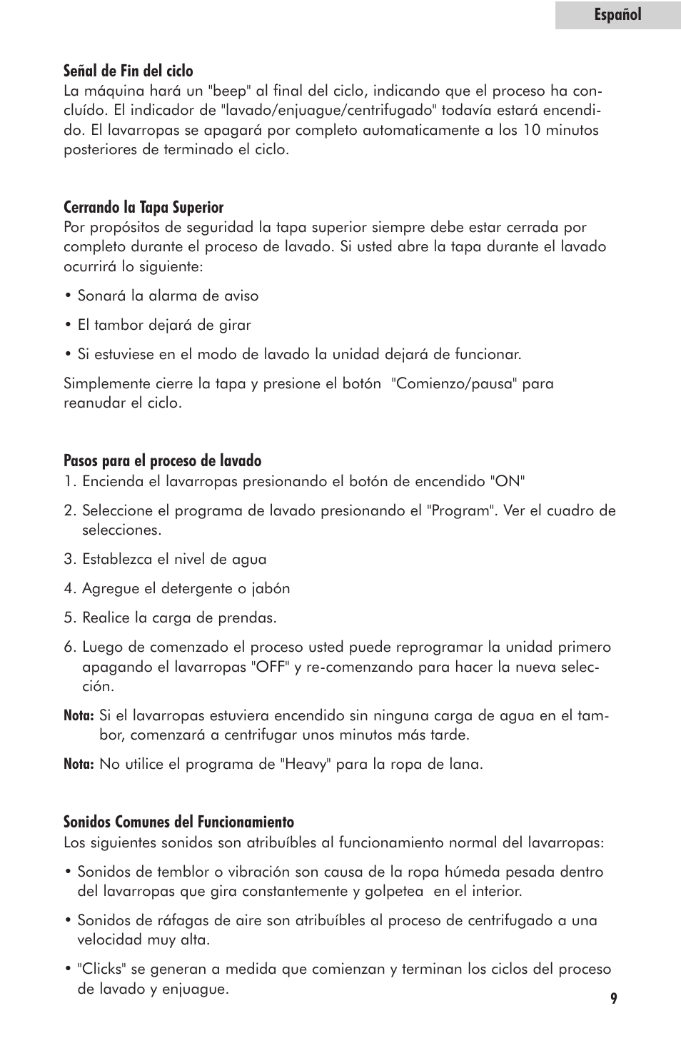 haier HLP23E User Manual | Page 49 / 60