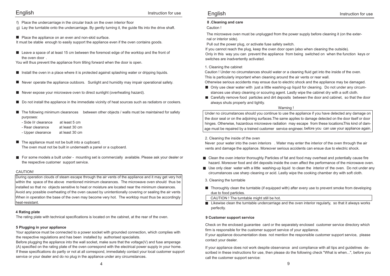 English | haier EB-3690EG User Manual | Page 6 / 8