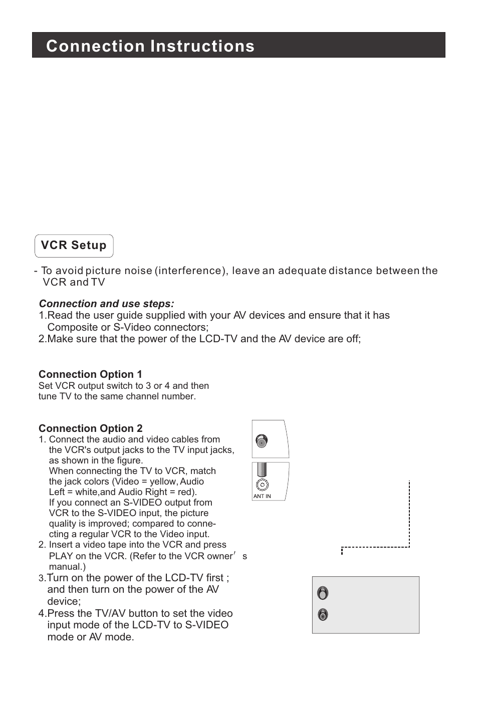 Connection instructions | haier L1510B-C User Manual | Page 10 / 34