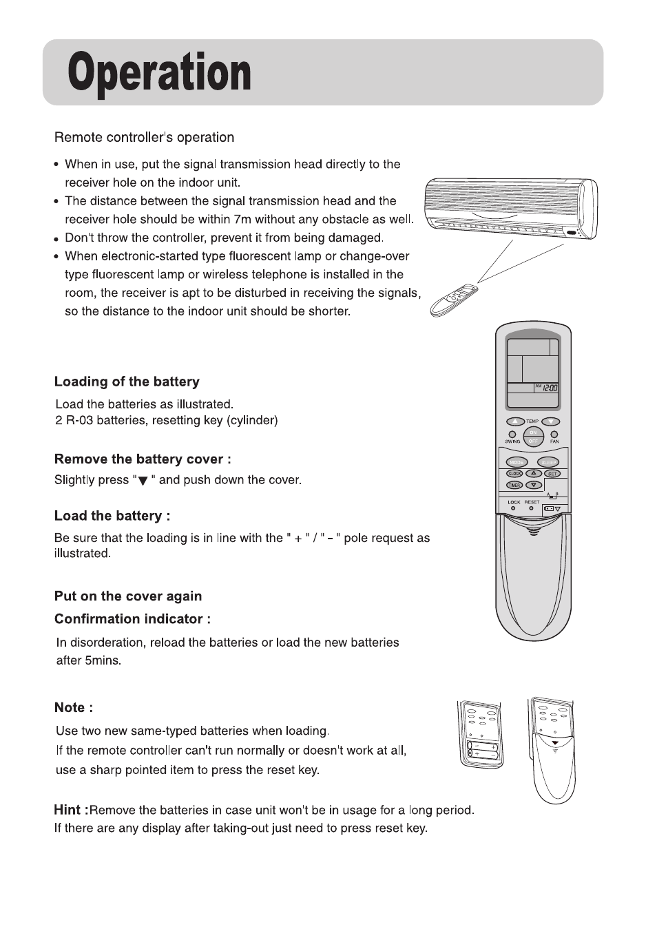 haier AS072AZNDA User Manual | Page 9 / 20