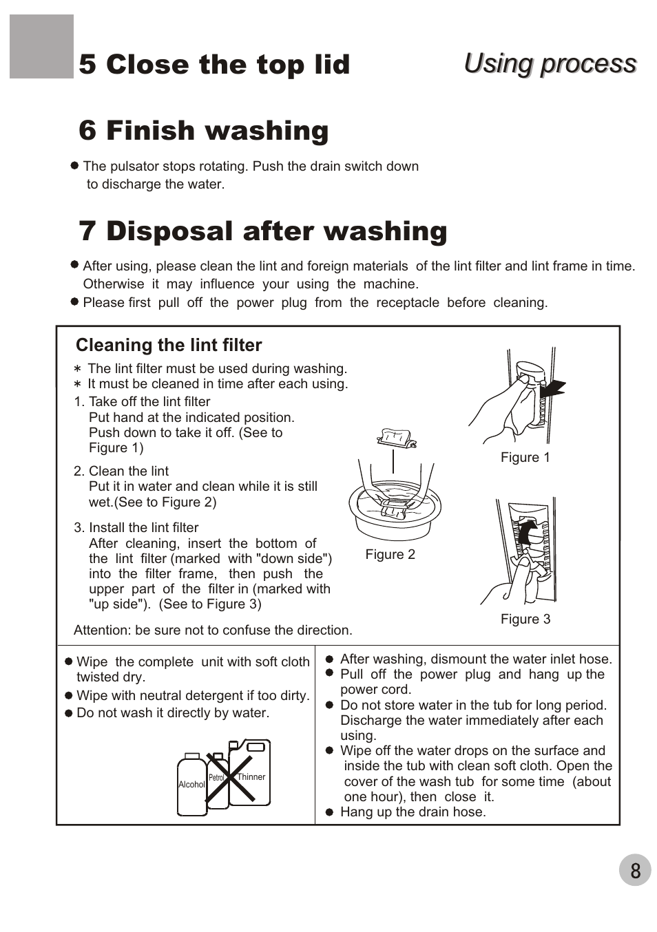 Using process | haier XPB40-32 User Manual | Page 10 / 26