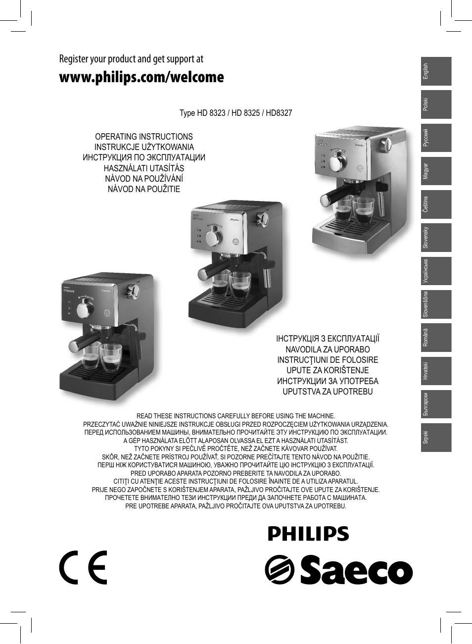 Philips HD8323 User Manual | 108 pages