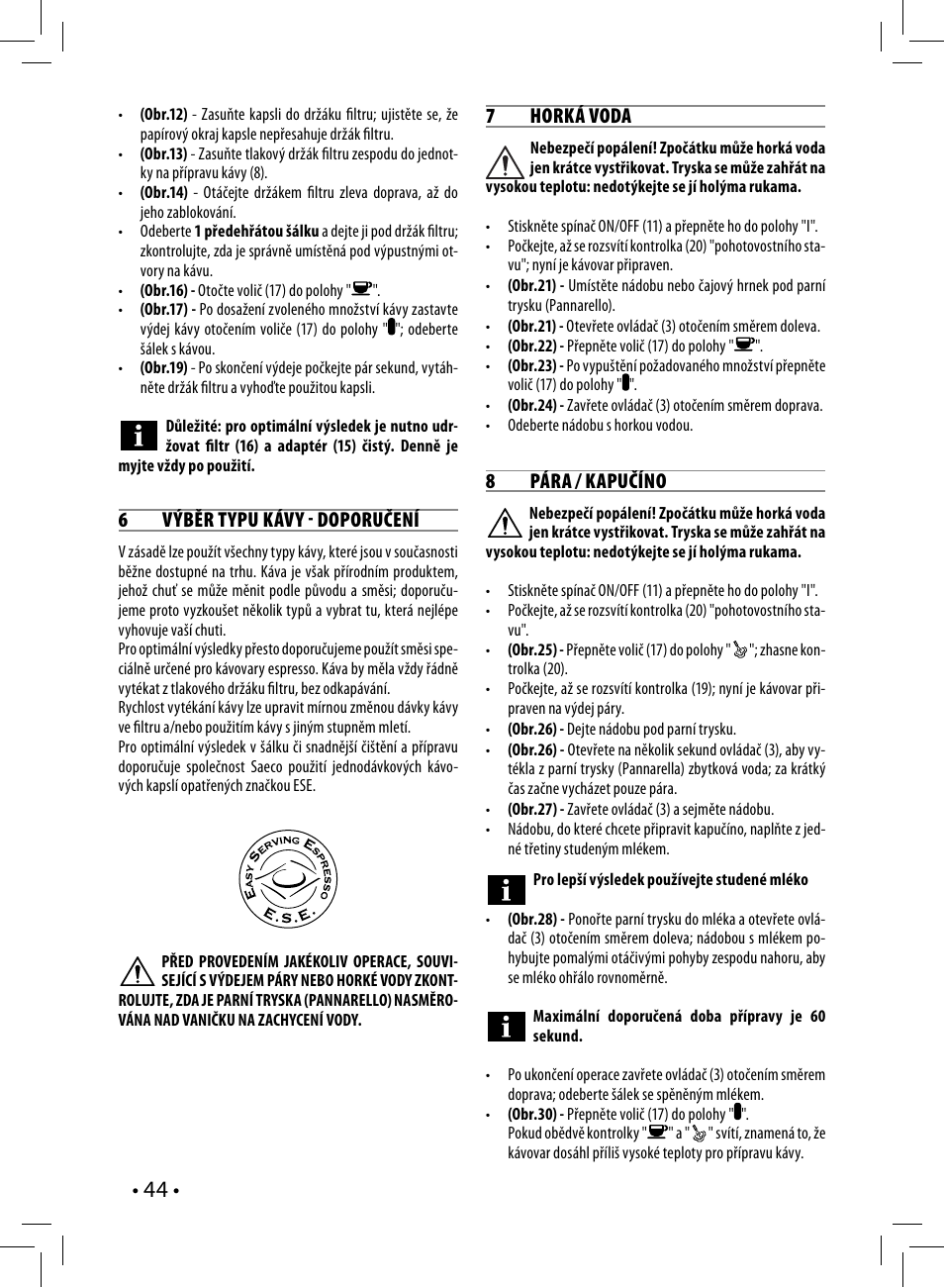 Philips HD8323 User Manual | Page 44 / 108