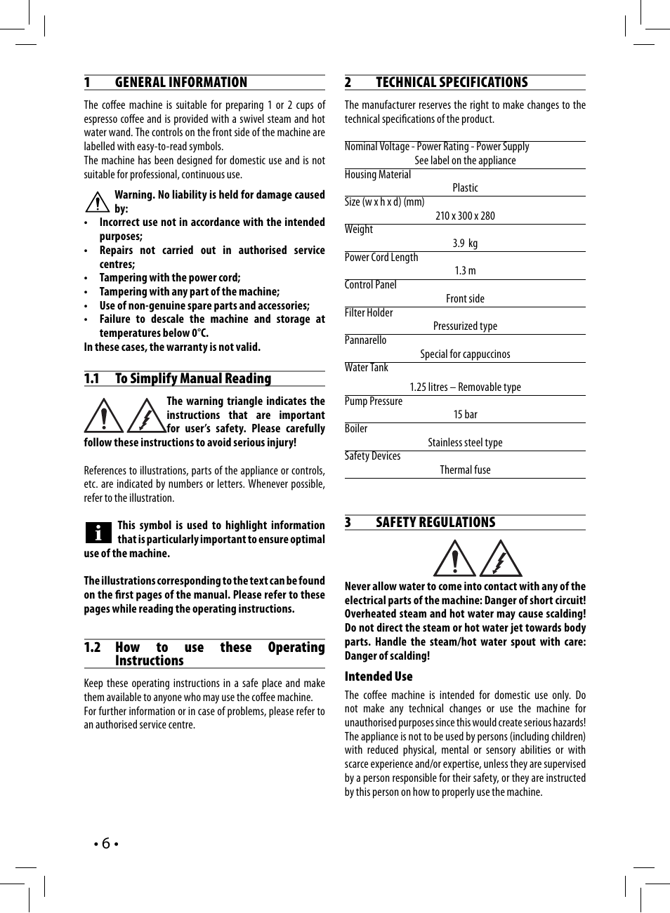 Philips HD8323 User Manual | Page 6 / 108