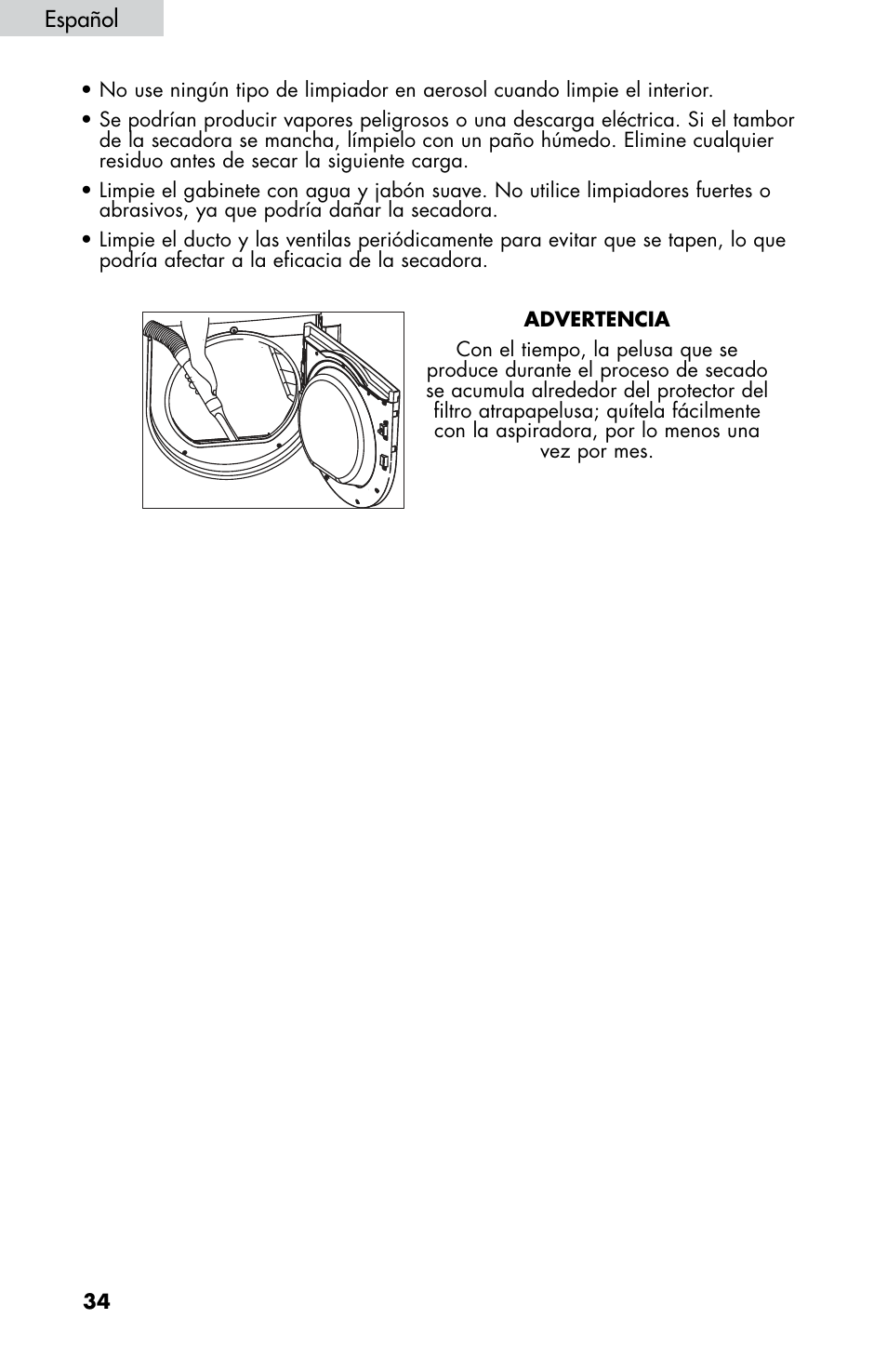 Warning | haier CHDE5300AW User Manual | Page 104 / 107