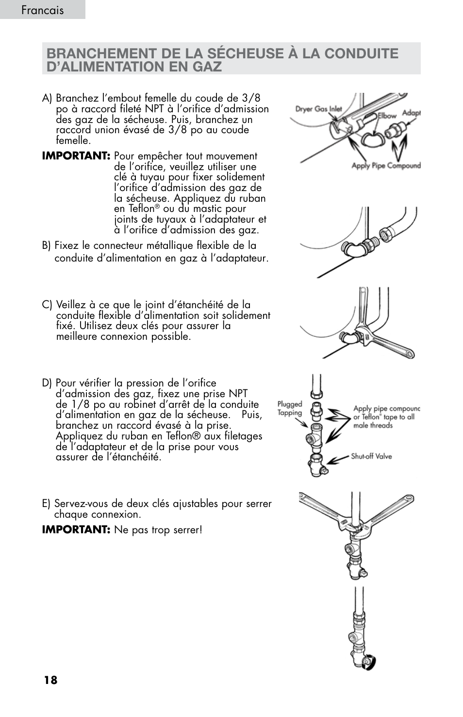 haier CHDE5300AW User Manual | Page 54 / 107