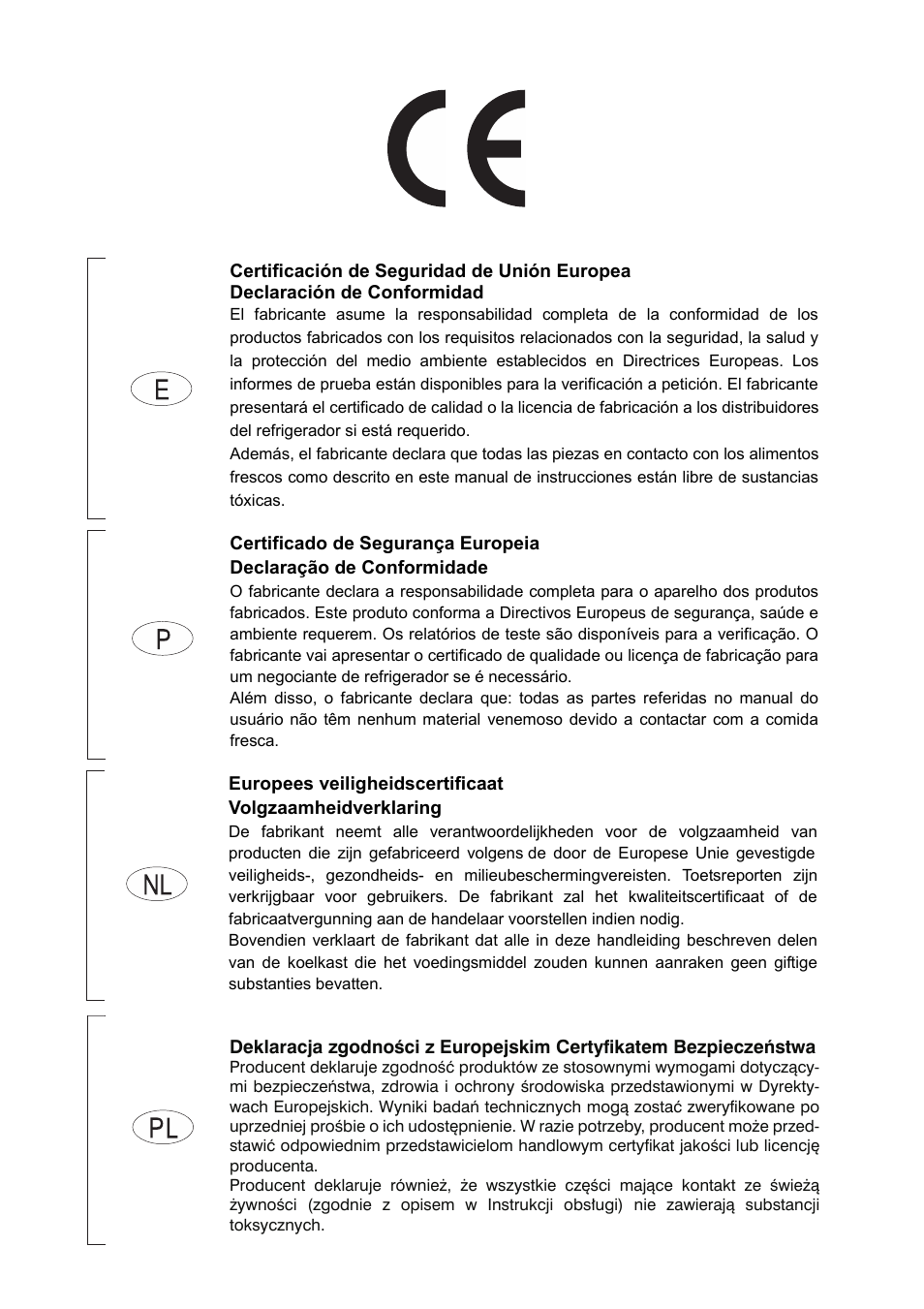 haier HFN-136 User Manual | Page 3 / 60