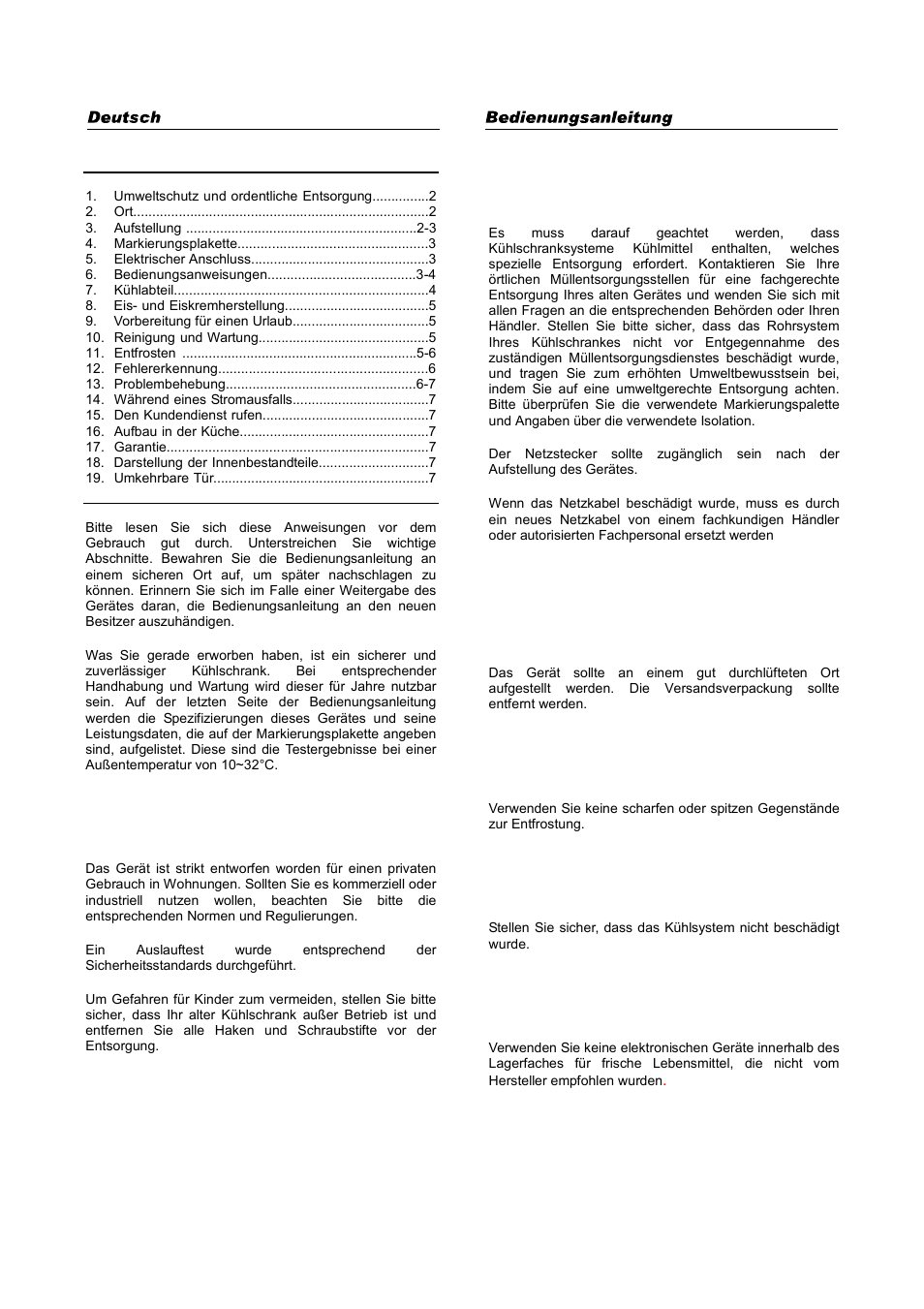 haier HFN-136 User Manual | Page 4 / 60