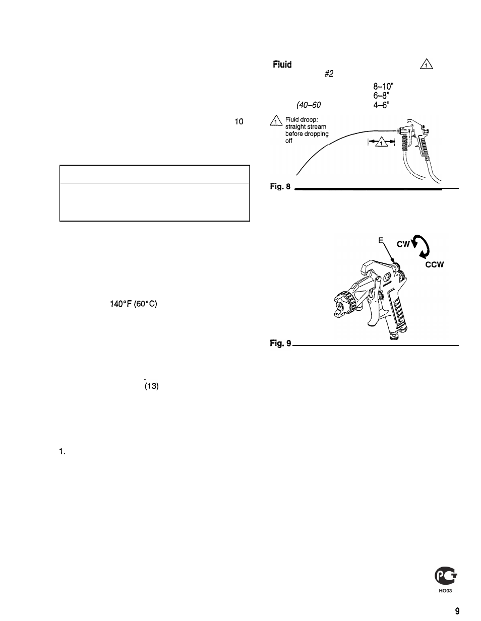 Operation, Caution | haier HEATED AIR SPRAY PACKAGE 237410 User Manual | Page 10 / 17