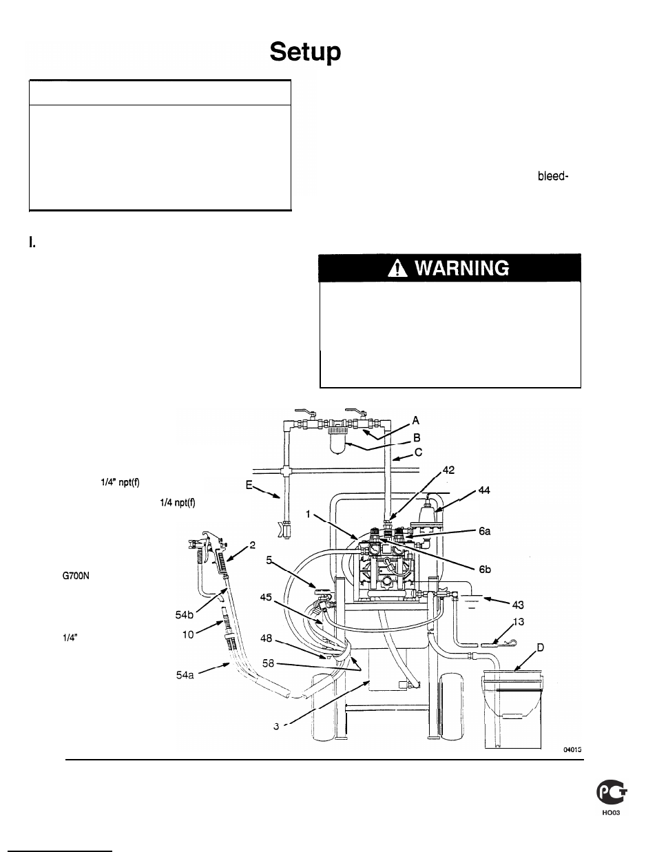 Caution, Preparing the operator, Ii. preparing the site | haier HEATED AIR SPRAY PACKAGE 237410 User Manual | Page 5 / 17