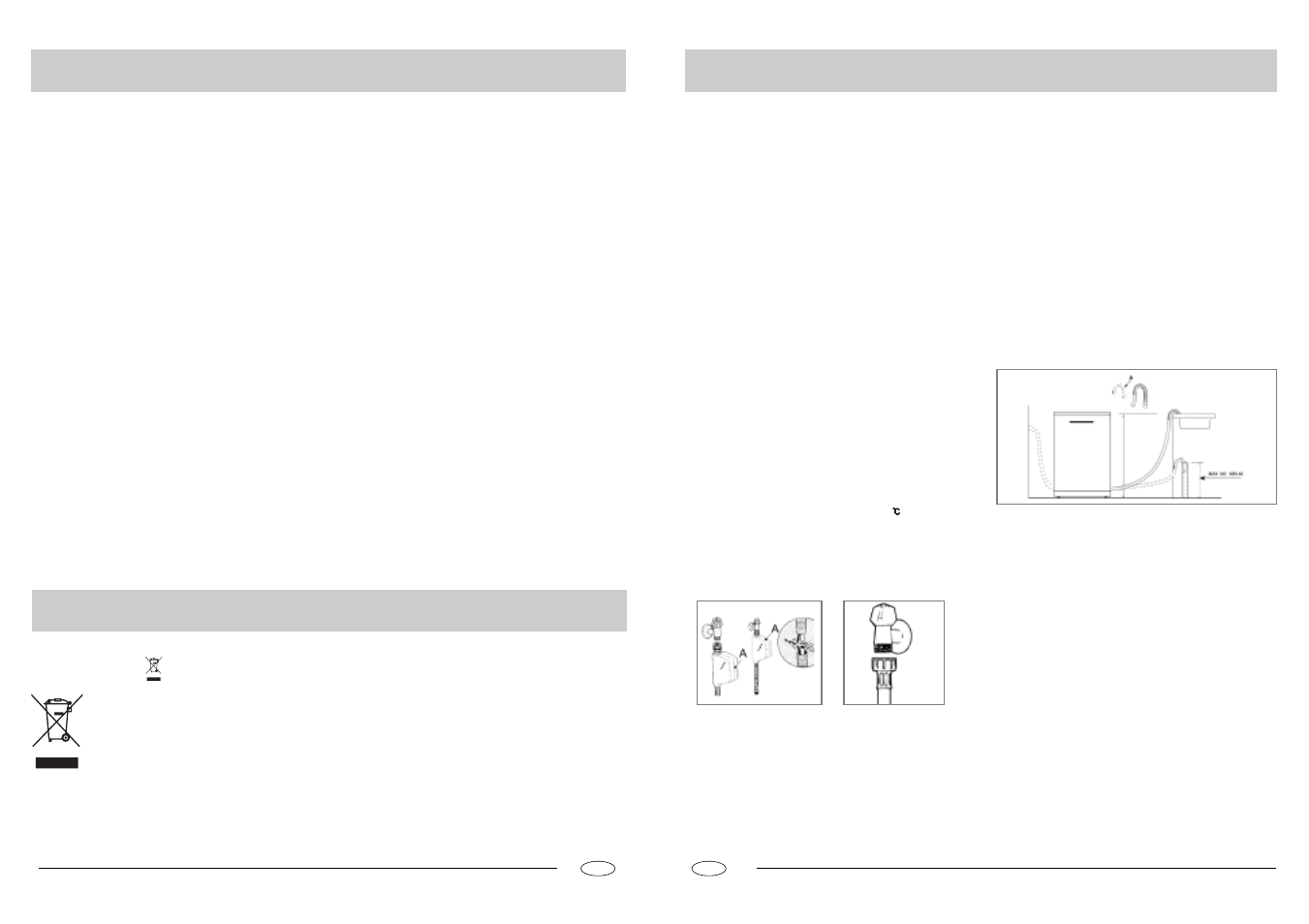 Troubleshooting, Installation | haier DW12-CFE S User Manual | Page 6 / 21