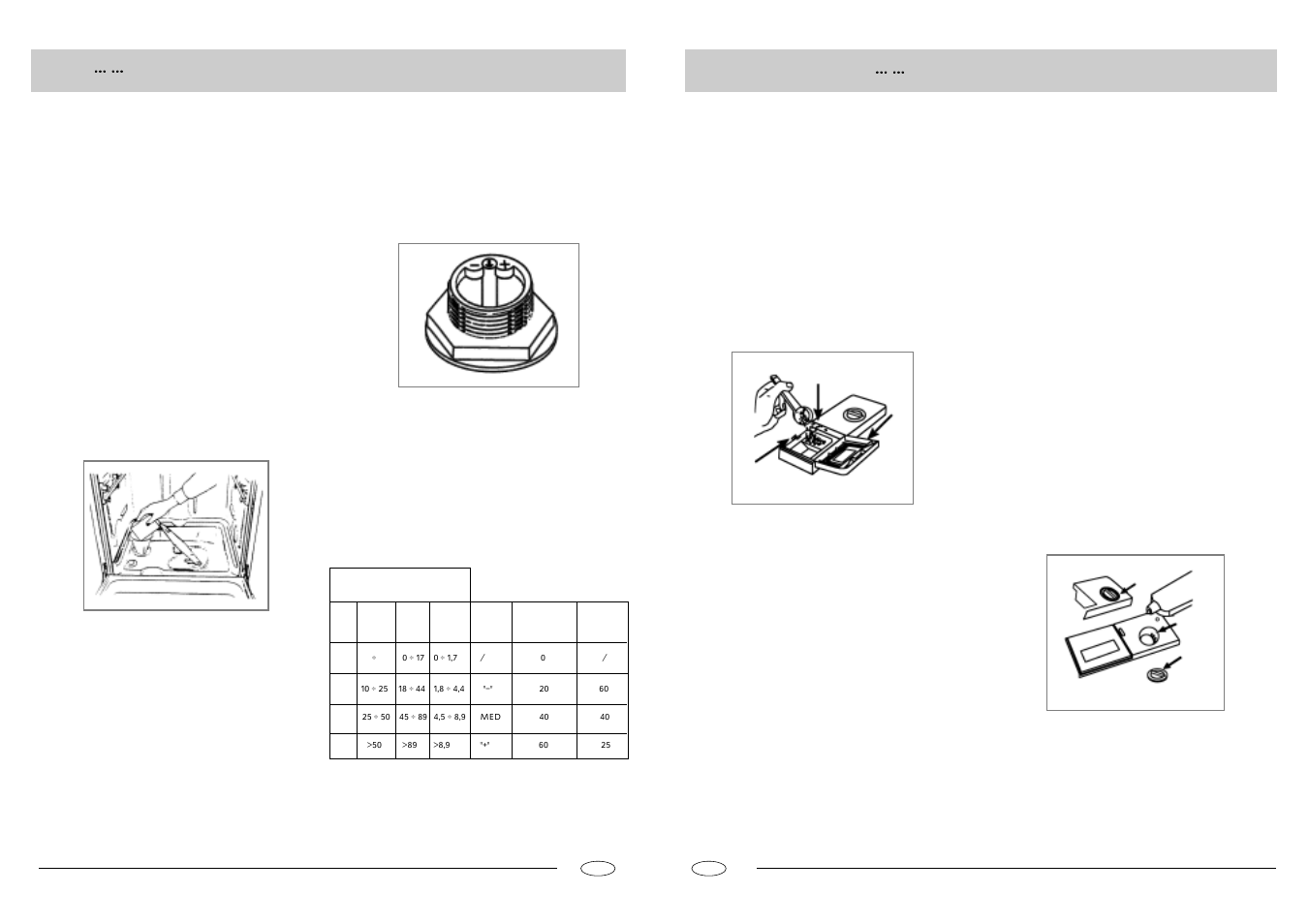 S a l z, Reiniger-und klarspüler | haier DW12-CFE S User Manual | Page 8 / 21