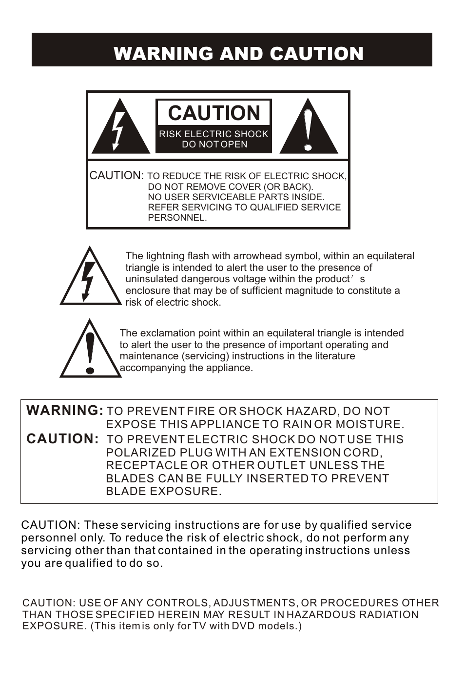 Т³гж 2, Caution | haier HL19K1 User Manual | Page 2 / 49