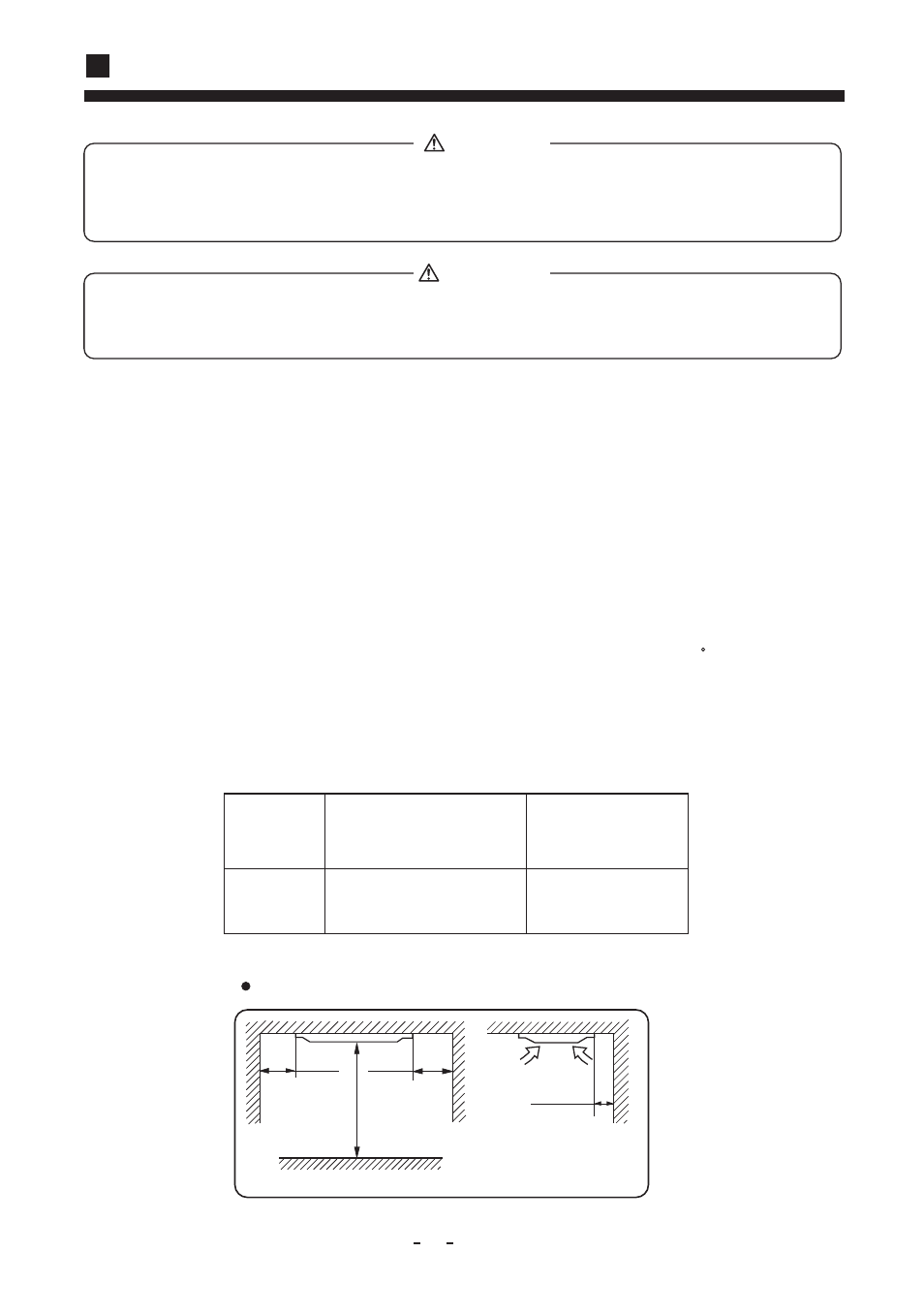 Installation manual for indoor unit | haier AD522AMEAA User Manual | Page 14 / 21