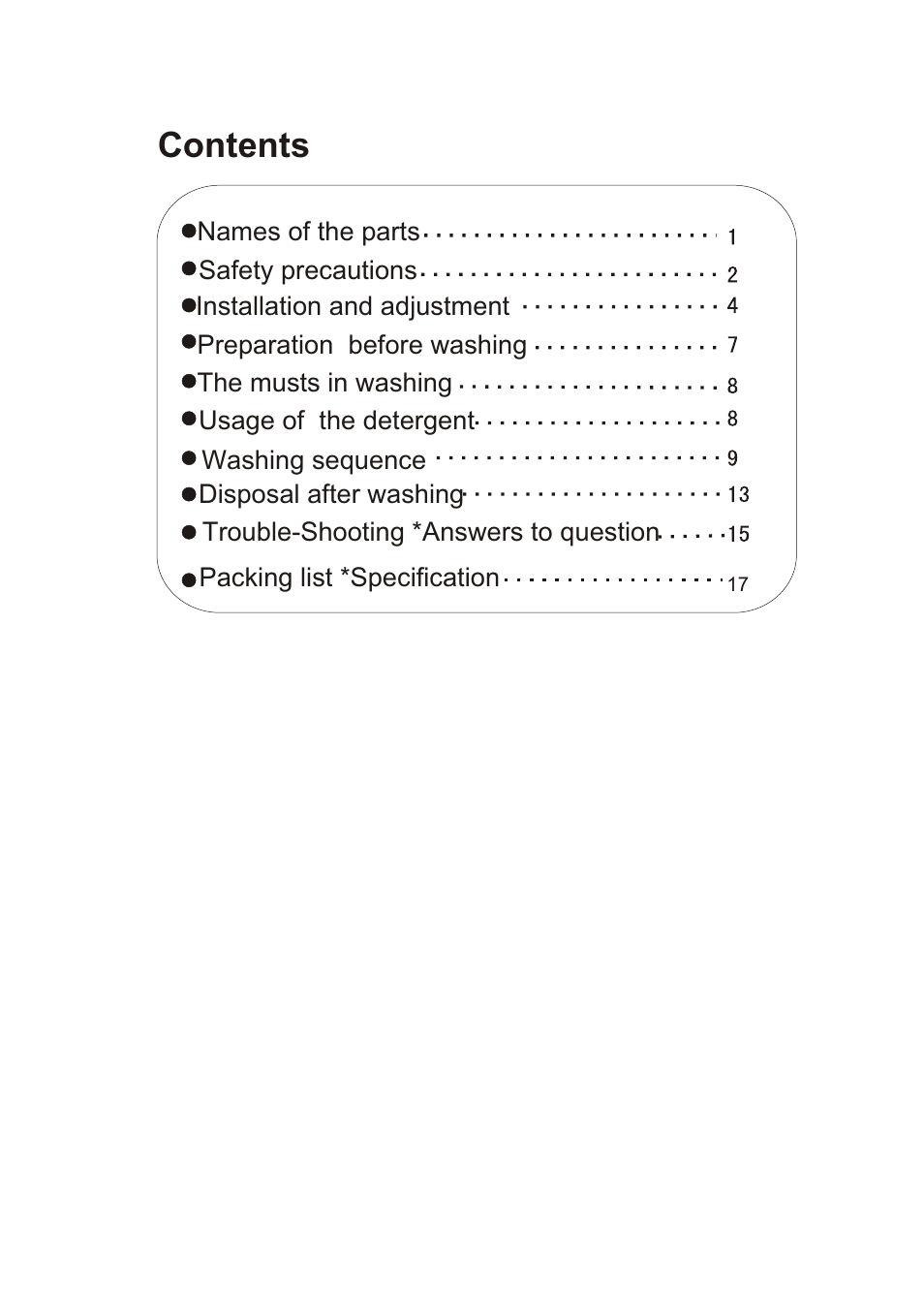 haier XPB70-111S User Manual | Page 2 / 19
