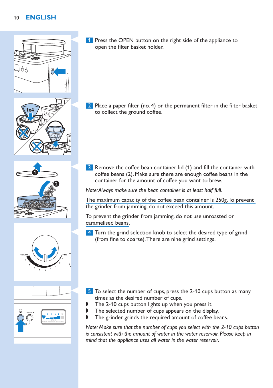 Philips HD7751 User Manual | Page 10 / 202