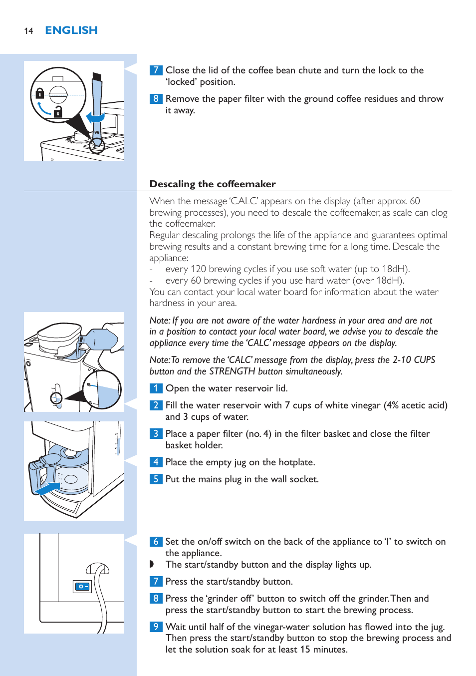 Philips HD7751 User Manual | Page 14 / 202