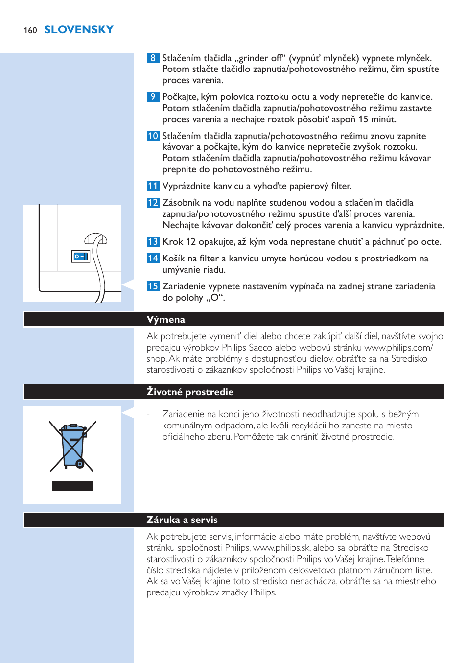 Philips HD7751 User Manual | Page 160 / 202