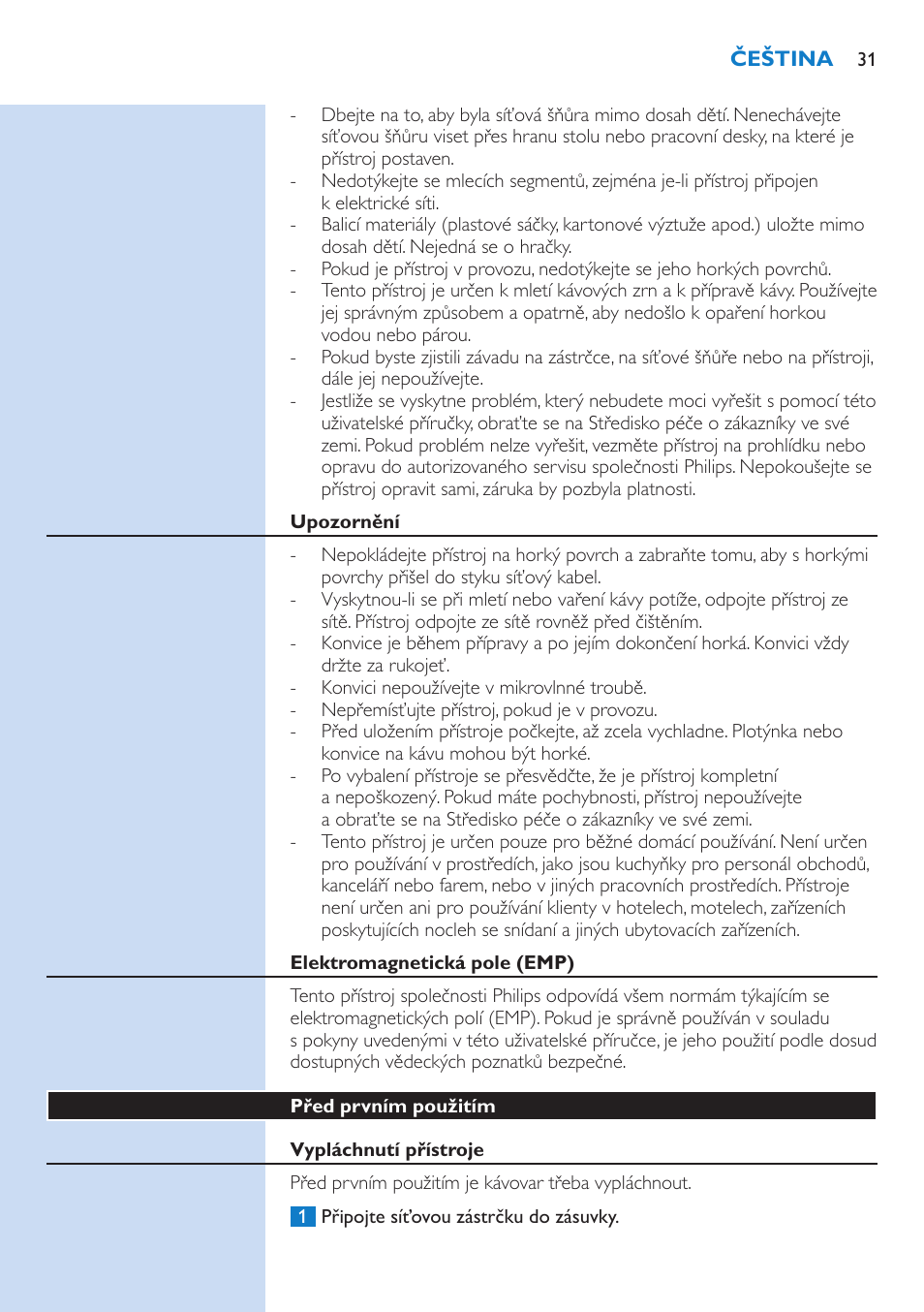 Philips HD7751 User Manual | Page 31 / 202