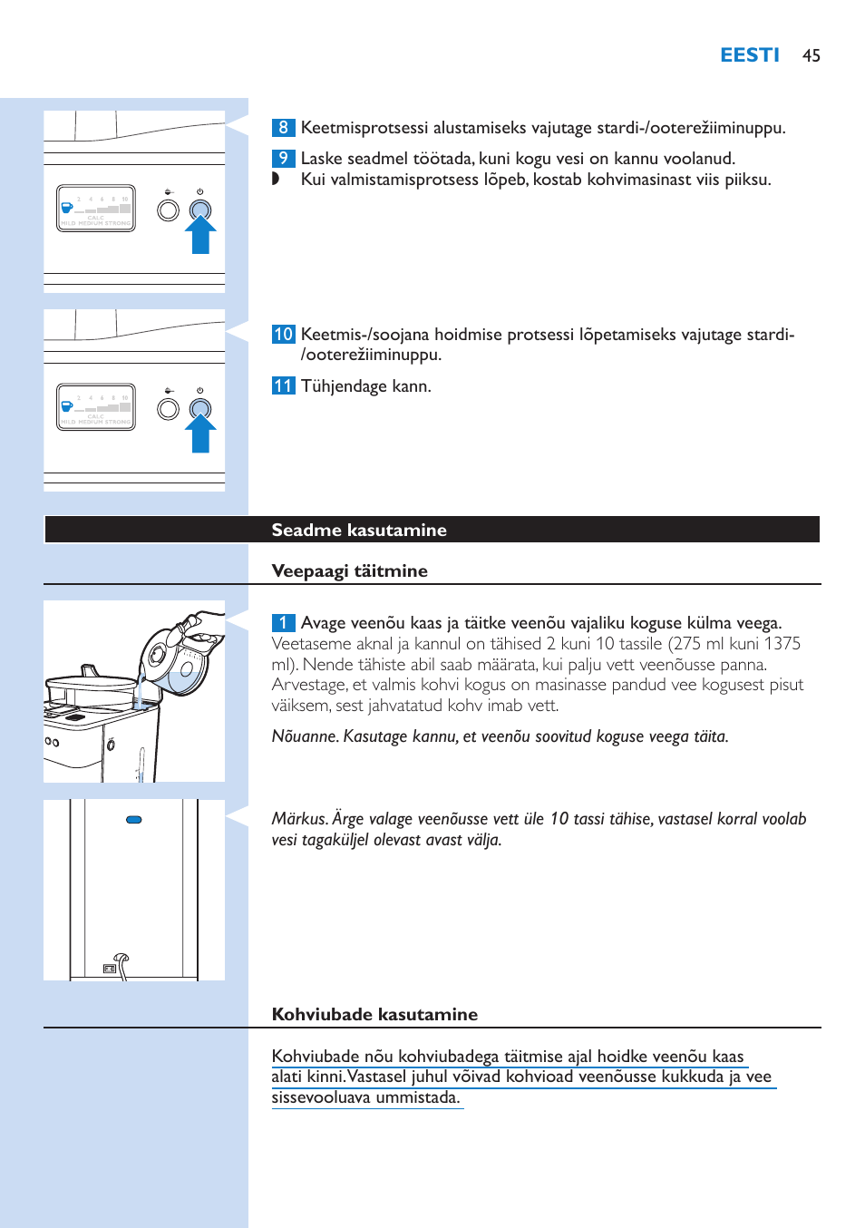 Philips HD7751 User Manual | Page 45 / 202