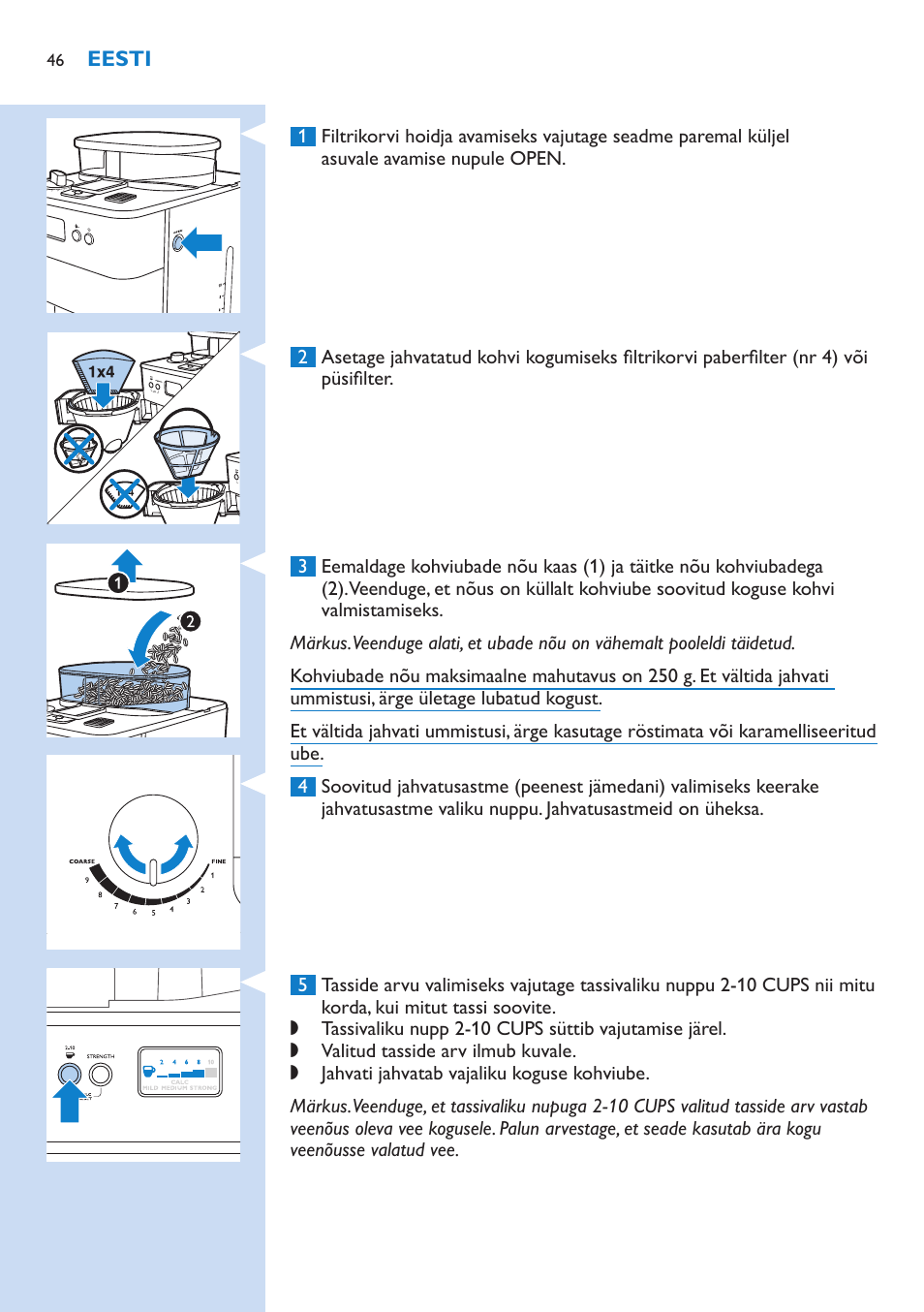 Philips HD7751 User Manual | Page 46 / 202