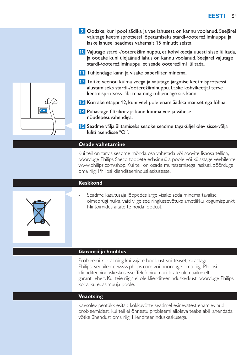 Philips HD7751 User Manual | Page 51 / 202