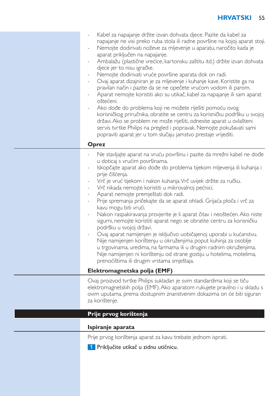 Philips HD7751 User Manual | Page 55 / 202