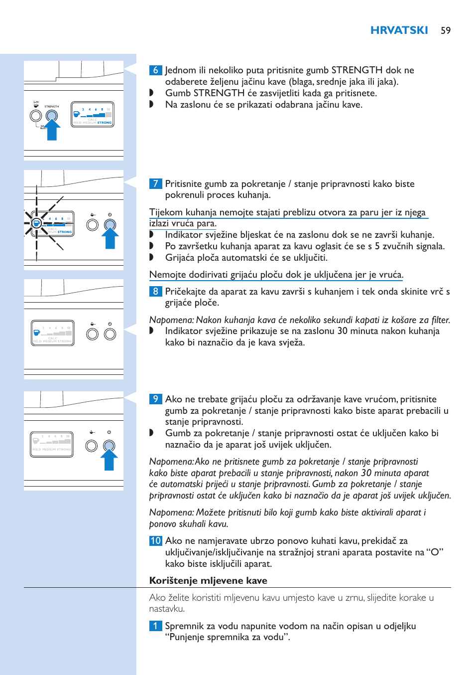 Philips HD7751 User Manual | Page 59 / 202