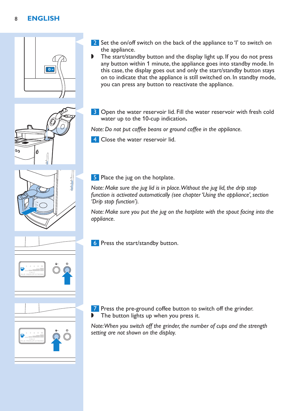 Philips HD7751 User Manual | Page 8 / 202