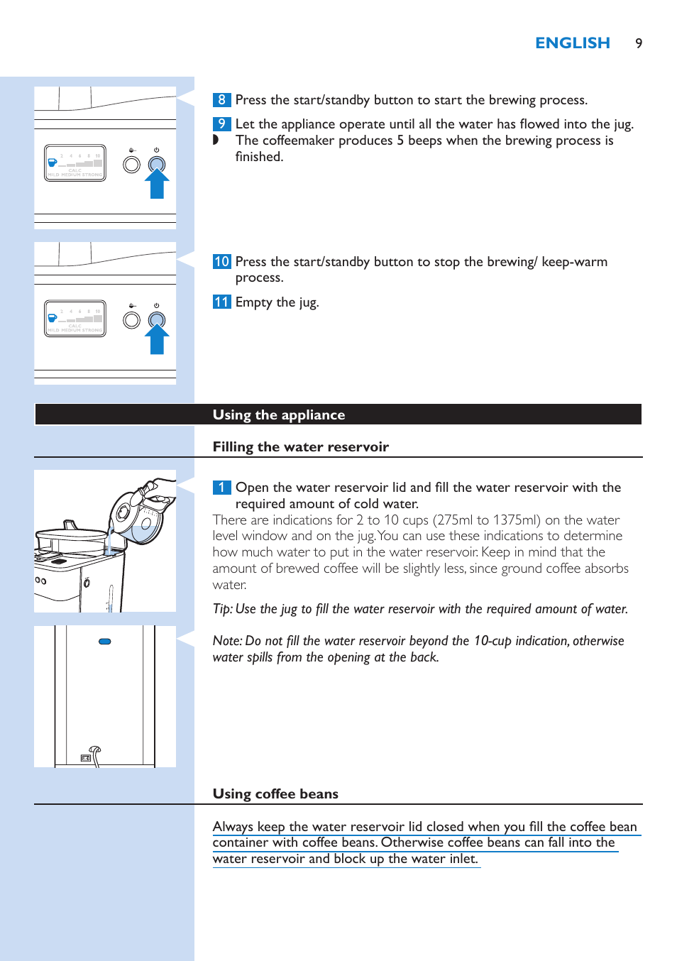 Philips HD7751 User Manual | Page 9 / 202